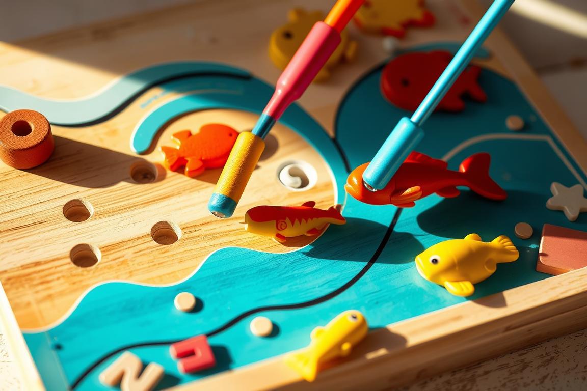 Cooljoy magnetisches Angelspiel: Lernspielzeug für Konzentration & Motorik 1 cooljoy magnetisches angelspiel